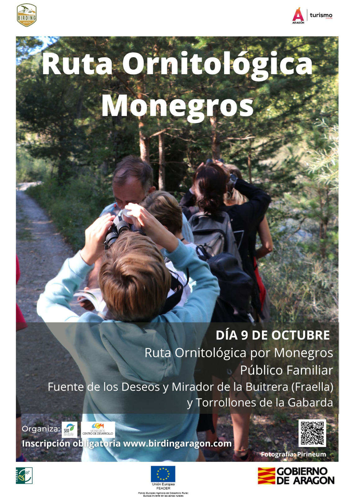 Ruta Ornitológica en Monegros con Birding Aragón
