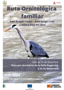 Ruta ornitológica por el entorno de la Peña Bugarreig y el río Matarraña