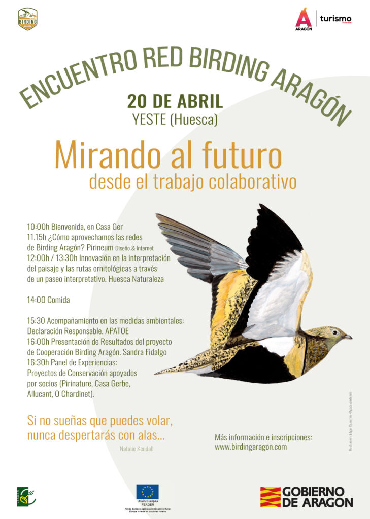 Encuentro Red Birding Aragón: Mirando al Futuro desde el trabajo colaborativo