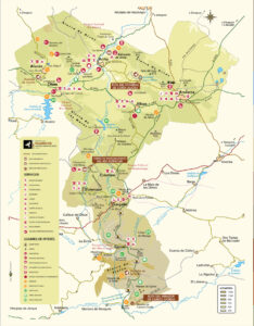 Mapa Andorra Sierra de Arcos