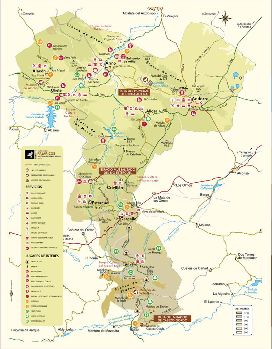04_Águila-real Mapa Andorra Sierra de Arcos